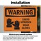 Signmission 7 in Height, 10 in Width, Vinyl Decal, Rectangle OS-2PACK-WS-D-710-L-12666 - alternate 2